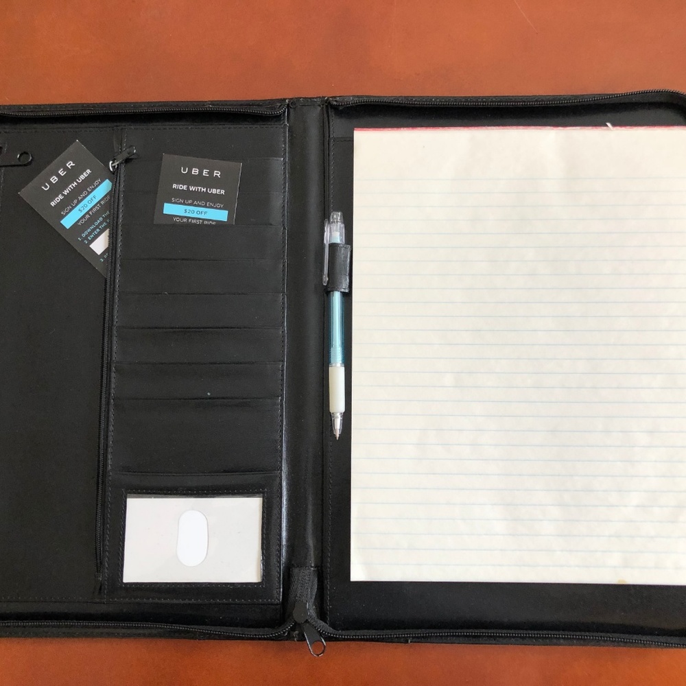 Black Leather Portfolio